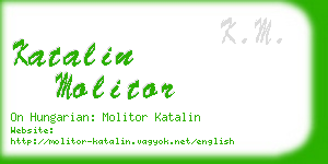 katalin molitor business card